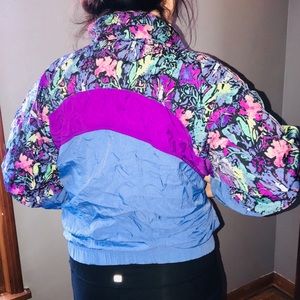 Retro 80s Nike Windbreaker Jacket